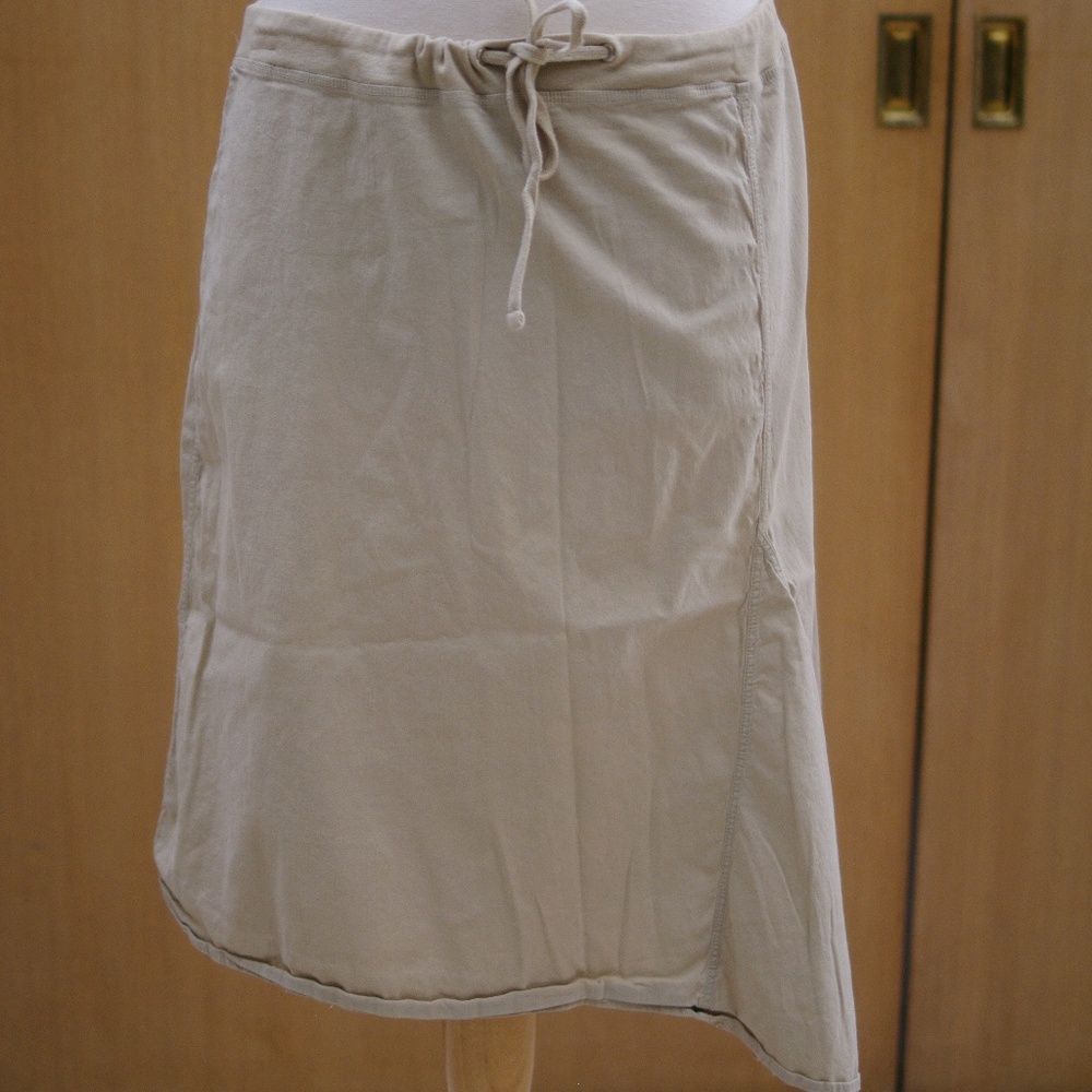 James Perse Khaki Asymmetrical Skirt